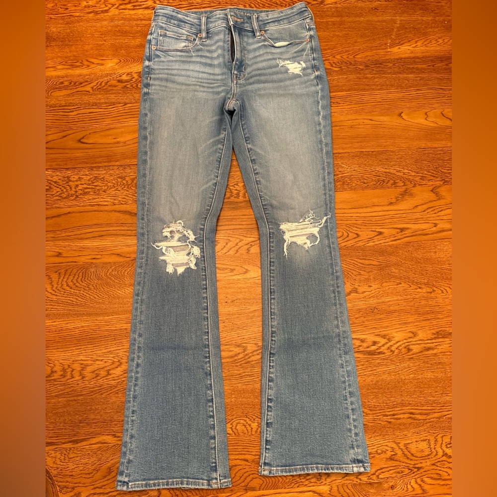 American Eagle Outfitters Straight Leg Bootcut Jeans - Picture 4 of 7